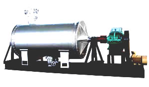 rake type vacuum drier